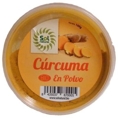 CURCUMA EN POLVO BIO 100Gr. SOL NATURAL