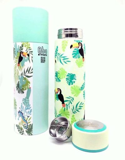 BOTELLA TERMO INFUSIONADOR TUCÁN IRISANA 550ML