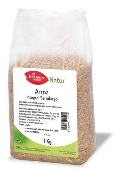 Arroz Integral Semilargo - El Granero - 1 kg