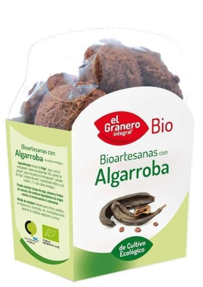 Galletas Artesanas con Algarroba Bio, 250 g