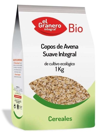 Copos de Avena Suaves Integrales Bio - El Granero - 1 kg