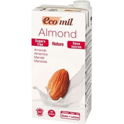Leche de almendra sin azúcar bio EcoMil 1L