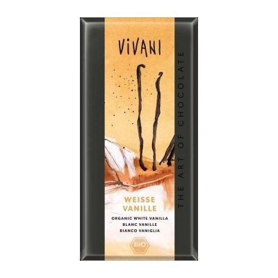 CHOCOLATE BLANCO VAINILLA 100 GR ECOLÓGICO VIVANI