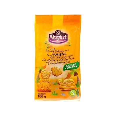 GALLETAS DE LA JUNGLA SIN GLUTEN NOGLUT 100 GR SANTIVERI