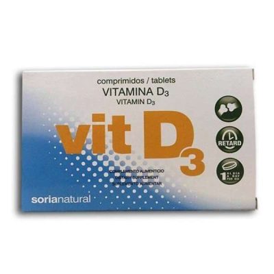 Vitamina D3 Comprimidos Retard Soria Natural