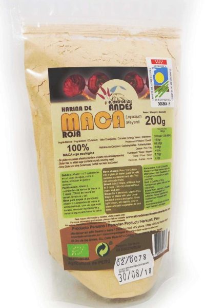 Harina de Maca roja 200gr
