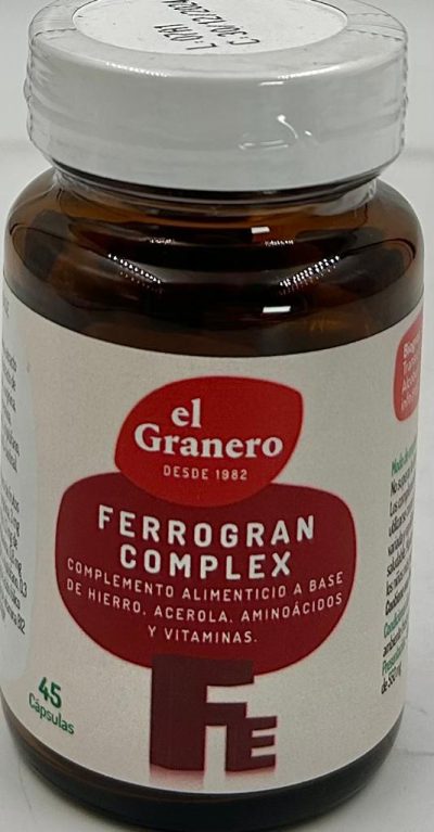 Ferrogran Complex 45 cápsulas - El granero