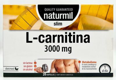L-Carnitina Slim 3000 mg 20 ampollas- naturmil