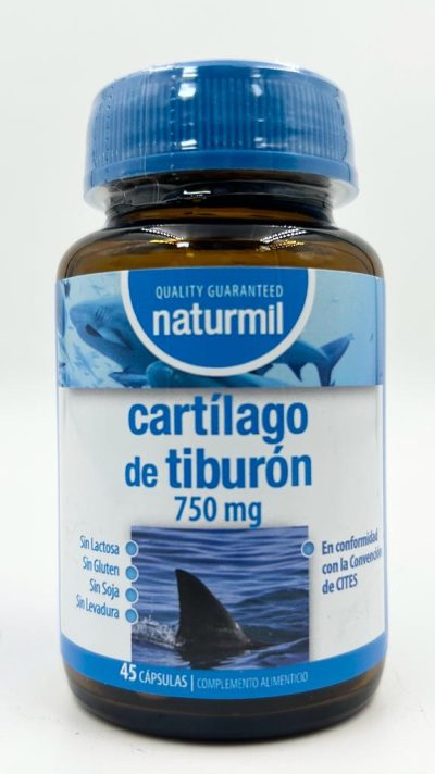 Cartílago de Tiburón 750 mg 45 cápsulas -Dietmed