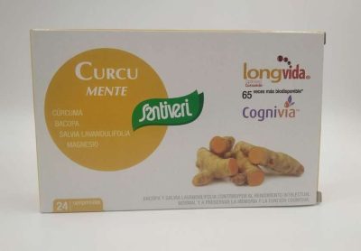 Curcu Mente – Santiveri / 24 comprimidos