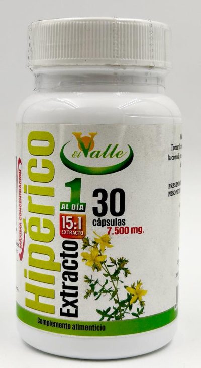 Hipérico 30 cápsulas - El valle