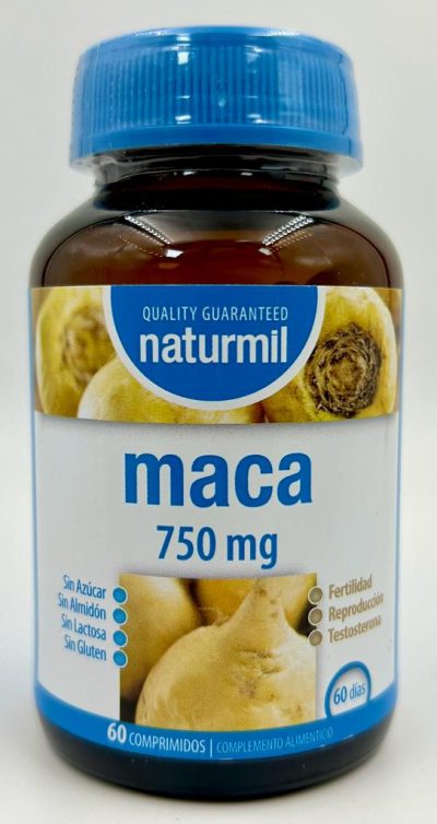 Maca 750 mg 60 comprimidos naturmil