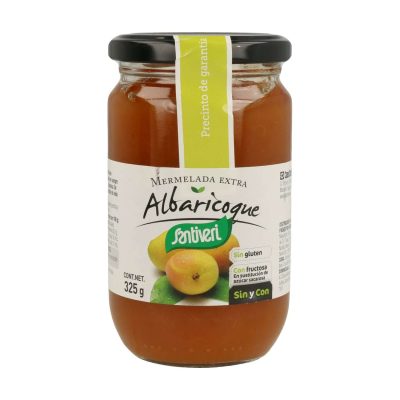 Mermelada Extra Albaricoque con fructosa 325gr. Santiveri