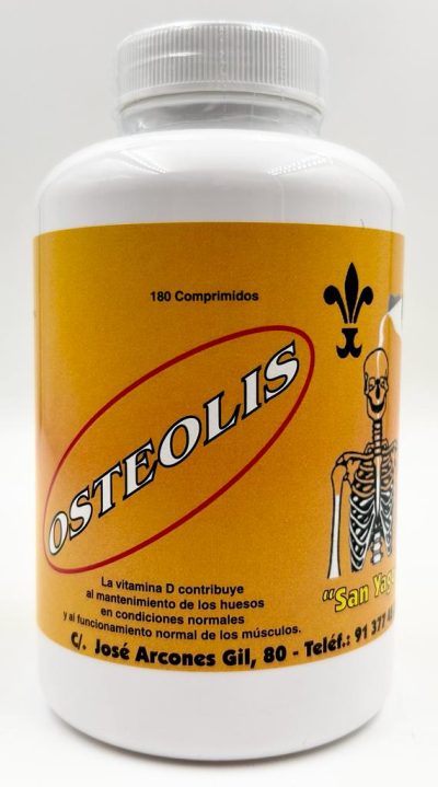 Osteolis 180 cápsulas - San Yago, Mantenimiento óptimo de Huesos , Articulaciones, Ligamentos y Tendones