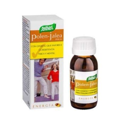 Polen + Jalea + Ginseng 37 Perlas Santiveri