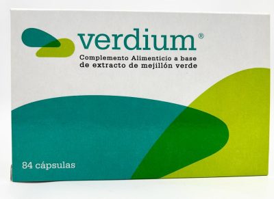 Verdium Extracto de mejillón verde  84 cápsulas - Artesania Agricola