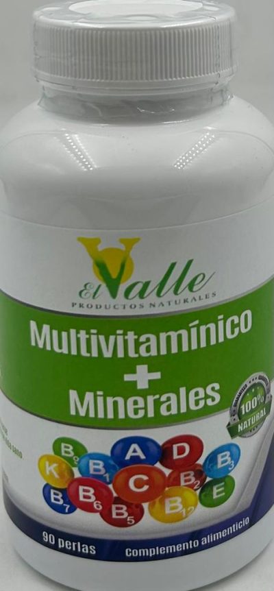 Multivitamínico y Minerales 90 perlas el Valle